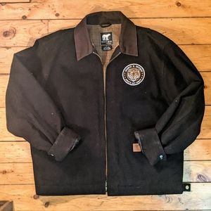 Utility Work Jacket + Search and Destroy Patch | Carhartt Style Work Coat size L